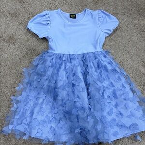 Purple dress with butterflies - WICKED